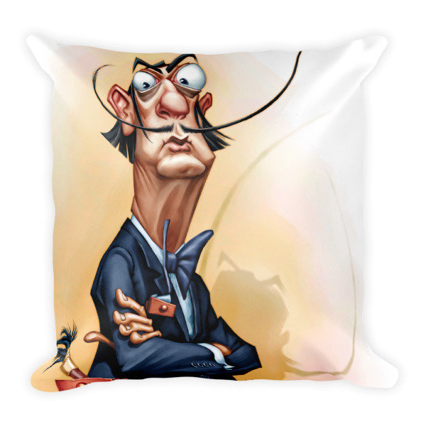 Salvador Dalí Square Pillow
