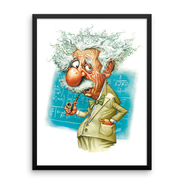 Albert Einstein Framed poster