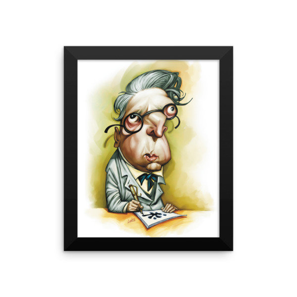 W.B. Yeats Framed poster