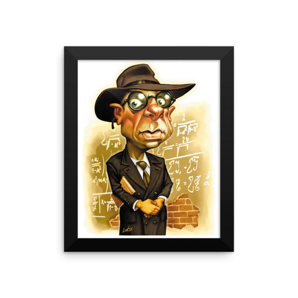 Kurt Gödel Framed poster