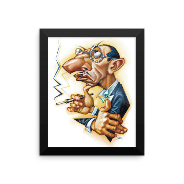 Igor Stravinsky Framed poster