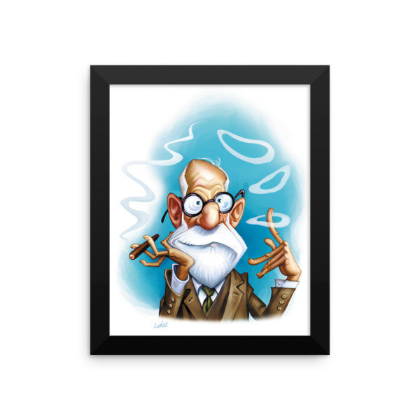 Sigmund Freud Framed poster
