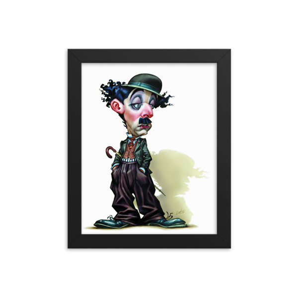 Charlie Chaplin Framed poster