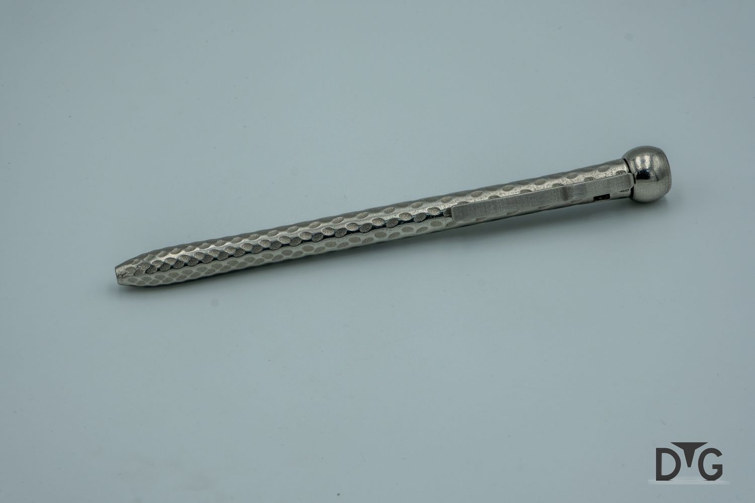 Stainless Steel Pen - Straight Dimple Design