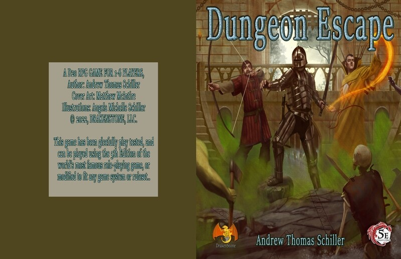Dungeon Escape. 100 page softcover book.