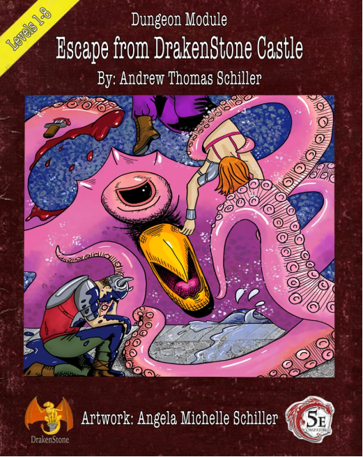 Escape from Drakenstone. 147 page softcover book.