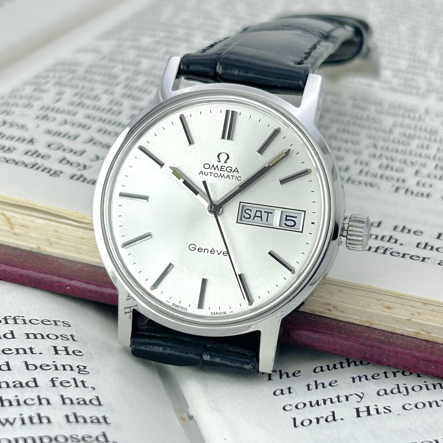 Omega Geneve Ref.166.0117 Cal.1022 day date 35.0mm 1972