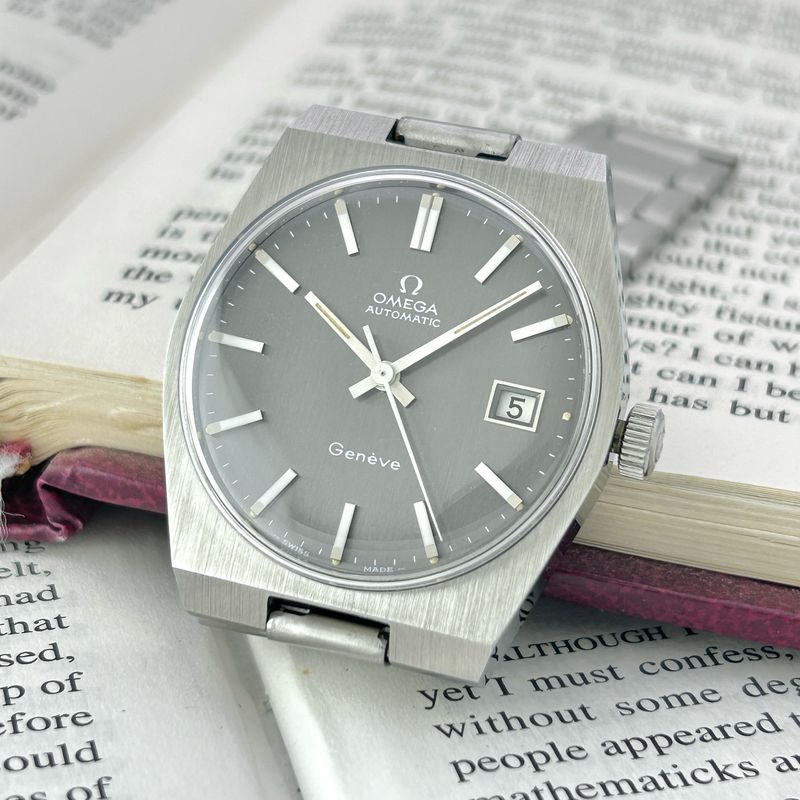 Omega Geneve Grey Dial Ref.166.099 Cal.1481 35.0mm 1971
