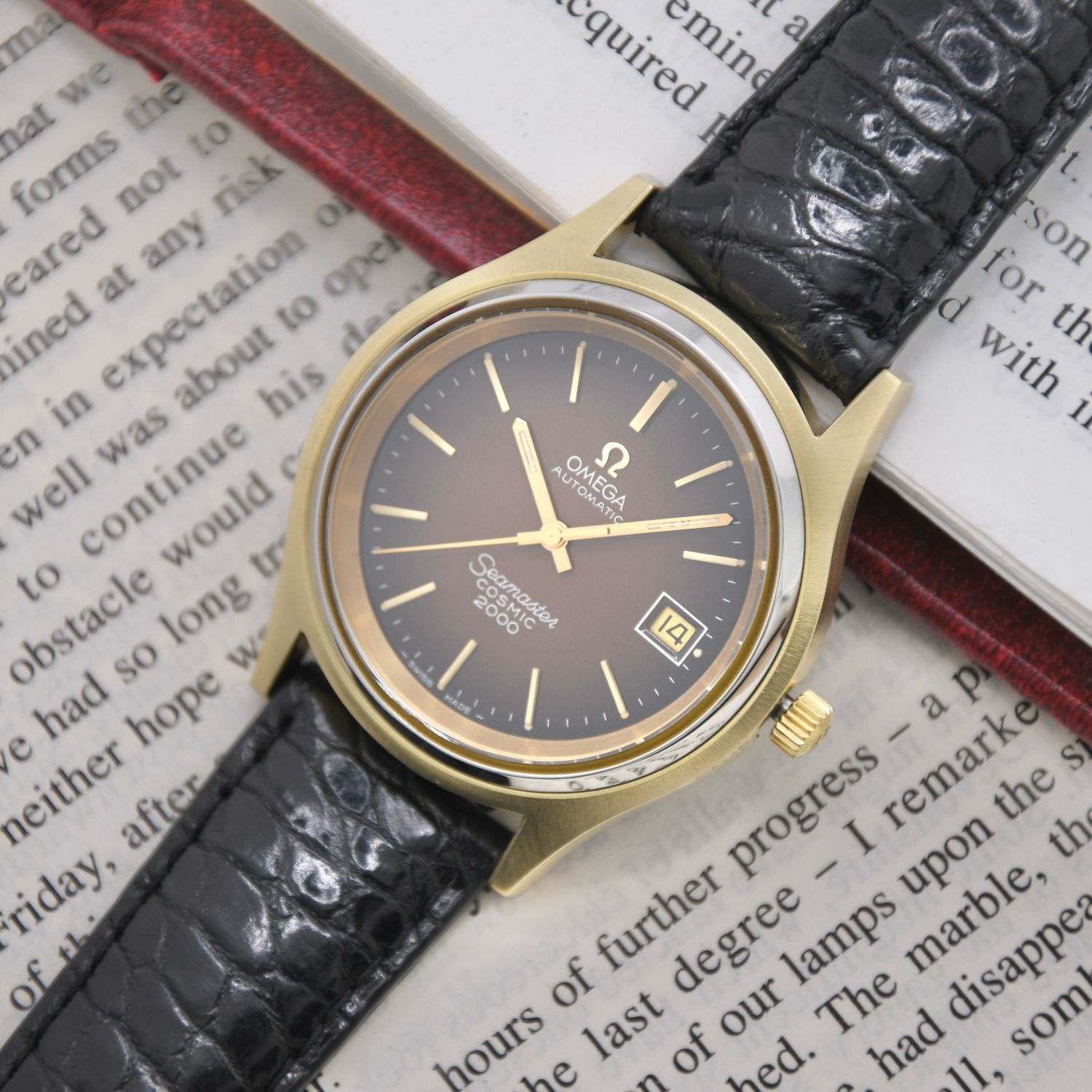 Omega Seamaster Cosmic 2000 Brown Vignette Dial Ref.166.128 Cal.1012 38.0mm 1971