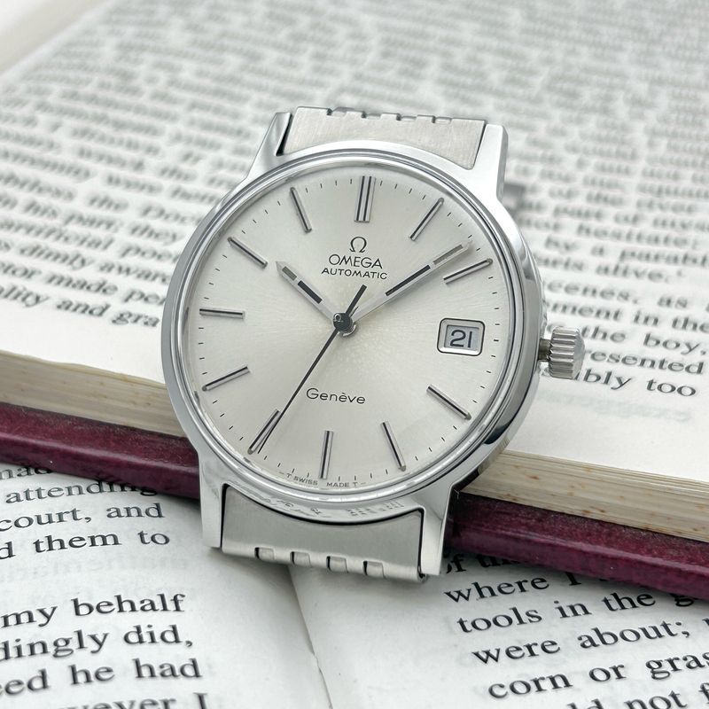 Omega Geneve "Tank Track" Bracelet Ref.166.0163 Cal.1012 1974