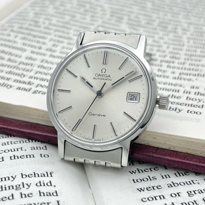 Omega Geneve "Tank Track" Bracelet Ref.166.0163 Cal.1012 1974