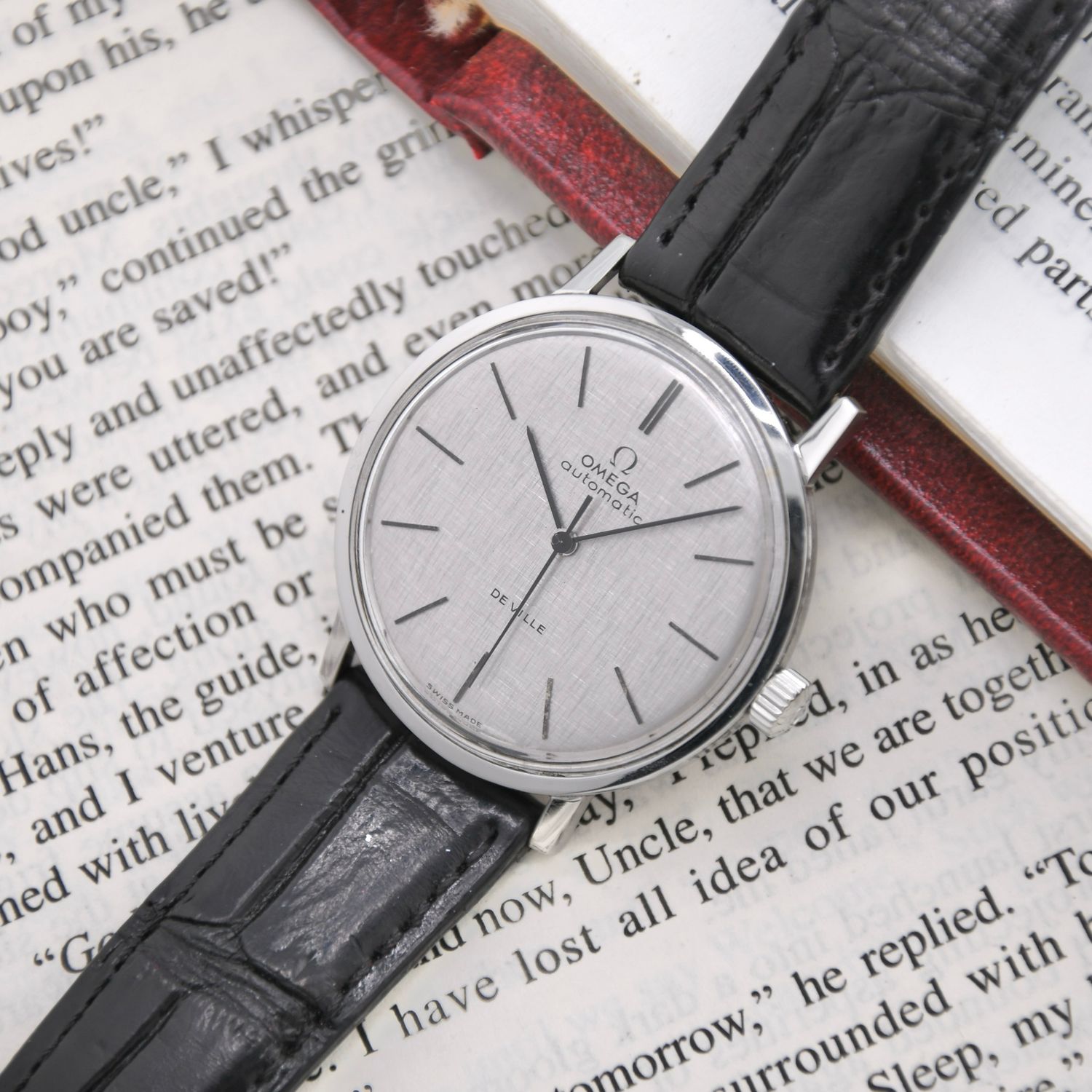Omega DeVille Linen Dial Ref.165.008 Cal.711 34.5mm 1966