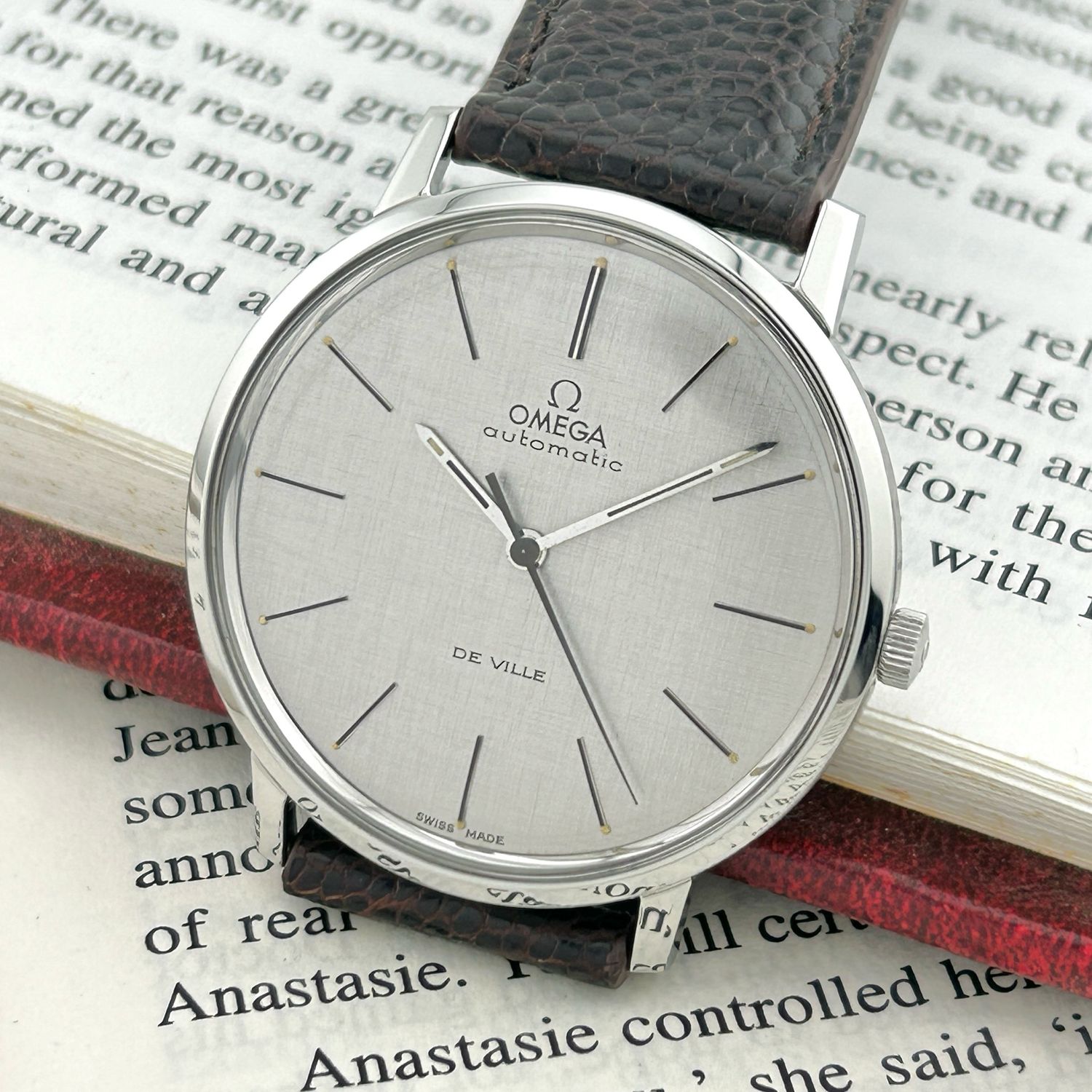 Omega DeVille Linen Dial Ref.165.008 Cal.711 34.5mm 1968