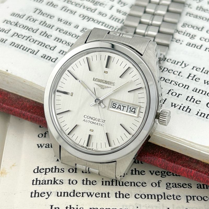 Longines Conquest Date Ref.1577 Cal.L.636.1 35.0mm 1976
