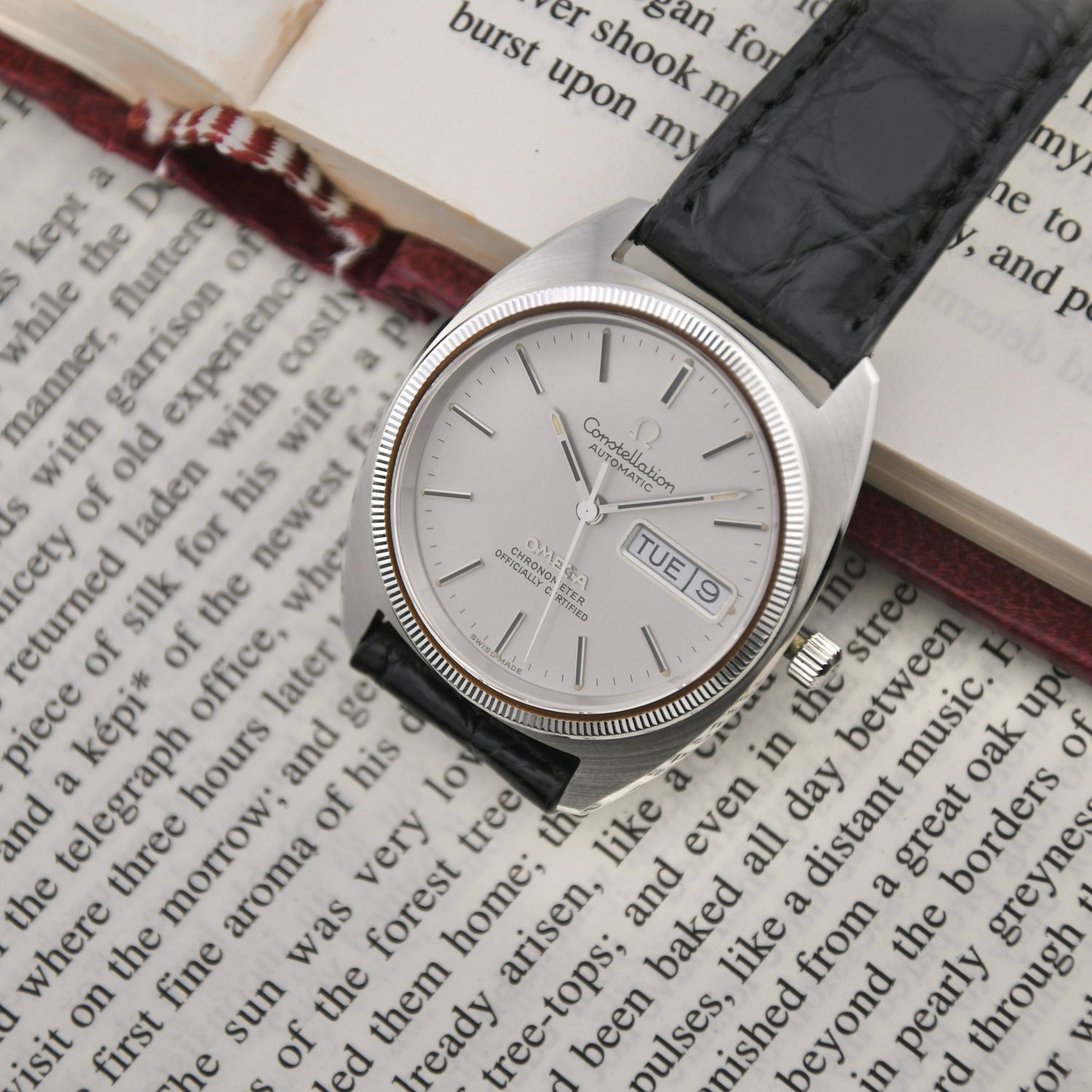 Omega Constellation 14k White Gold Bezel Ref.168.0057 Cal.1021 35.0mm 1968