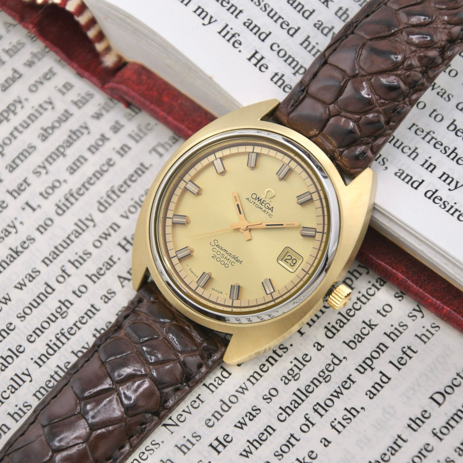 Omega Seamaster Cosmic 2000 Ref.166.130 14k Gold Capped Cal.1012 38.0mm 1972