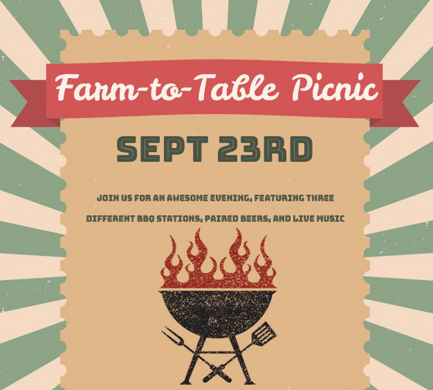Farm-to-Table Barbecue Picnic, September 23rd
