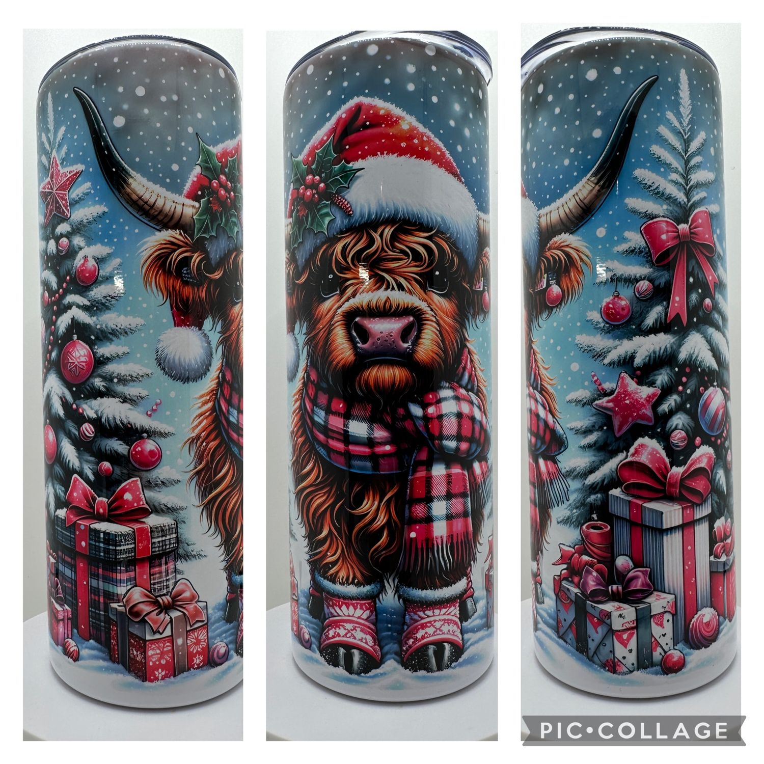 Tumbler 20oz (BRNCOWPNKHAT)