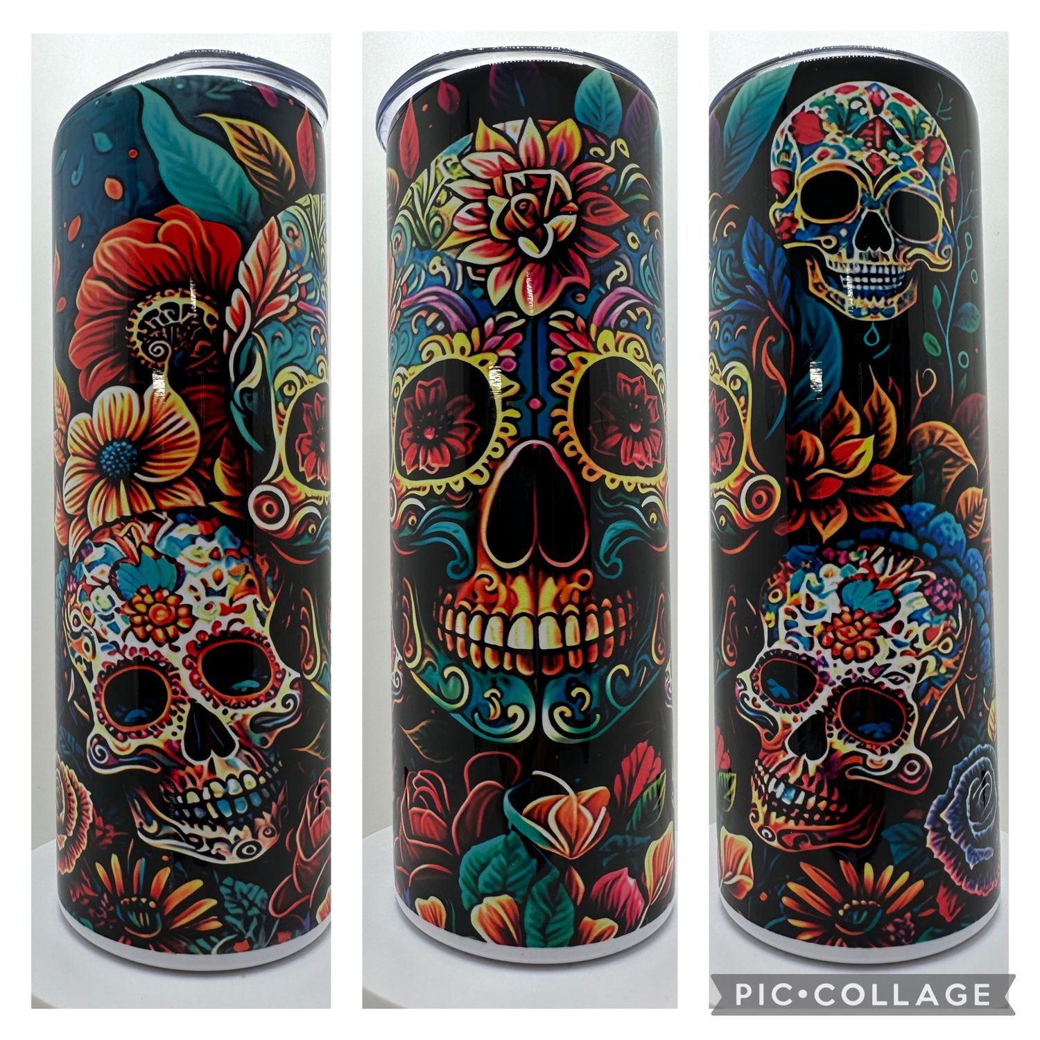 Tumbler 20oz (BLU/YELLOW/SKULL)
