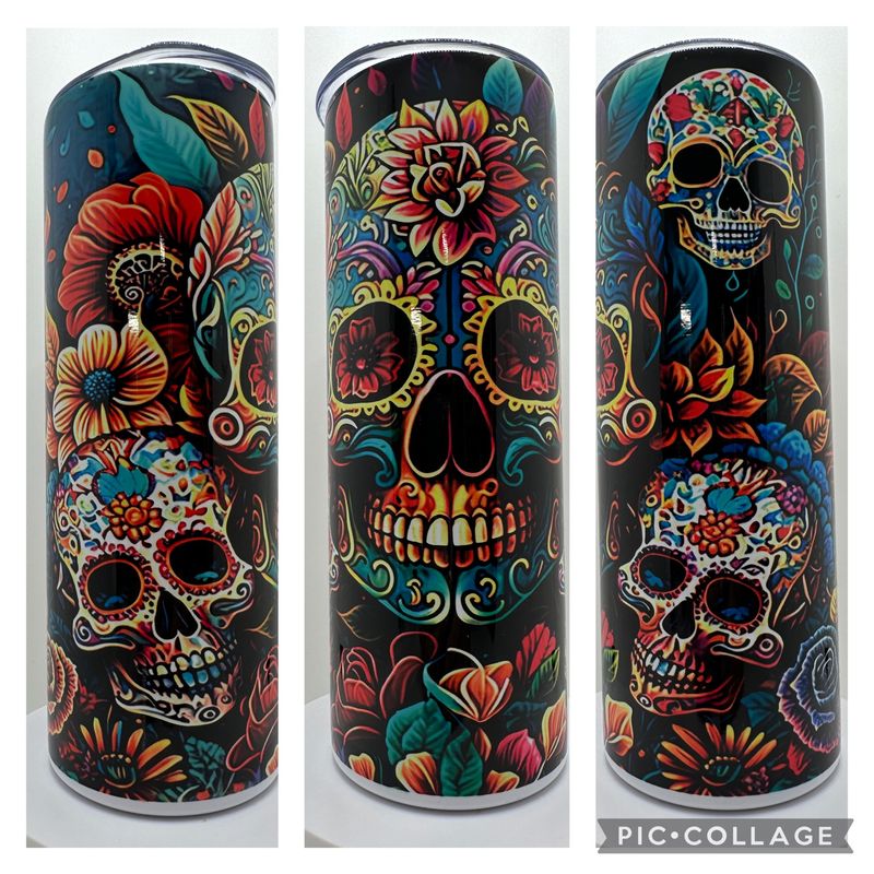 Tumbler 20oz (BLU/YELLOW/SKULL)