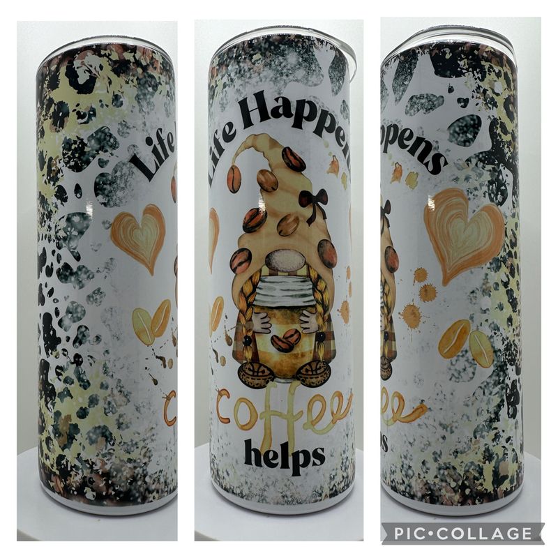 Tumbler 20oz (LIFEHAPPENSCOFFEHELPS)