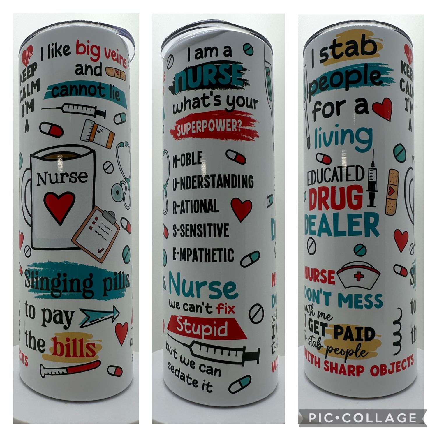 Tumbler 20oz (NURSEISTABPPL)