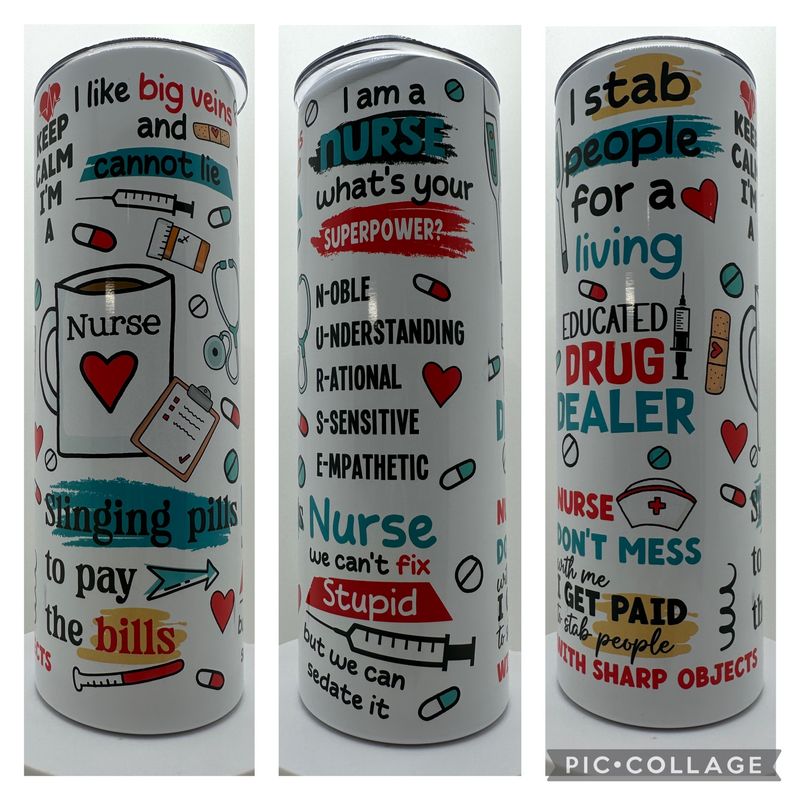 Tumbler 20oz (NURSEISTABPPL)