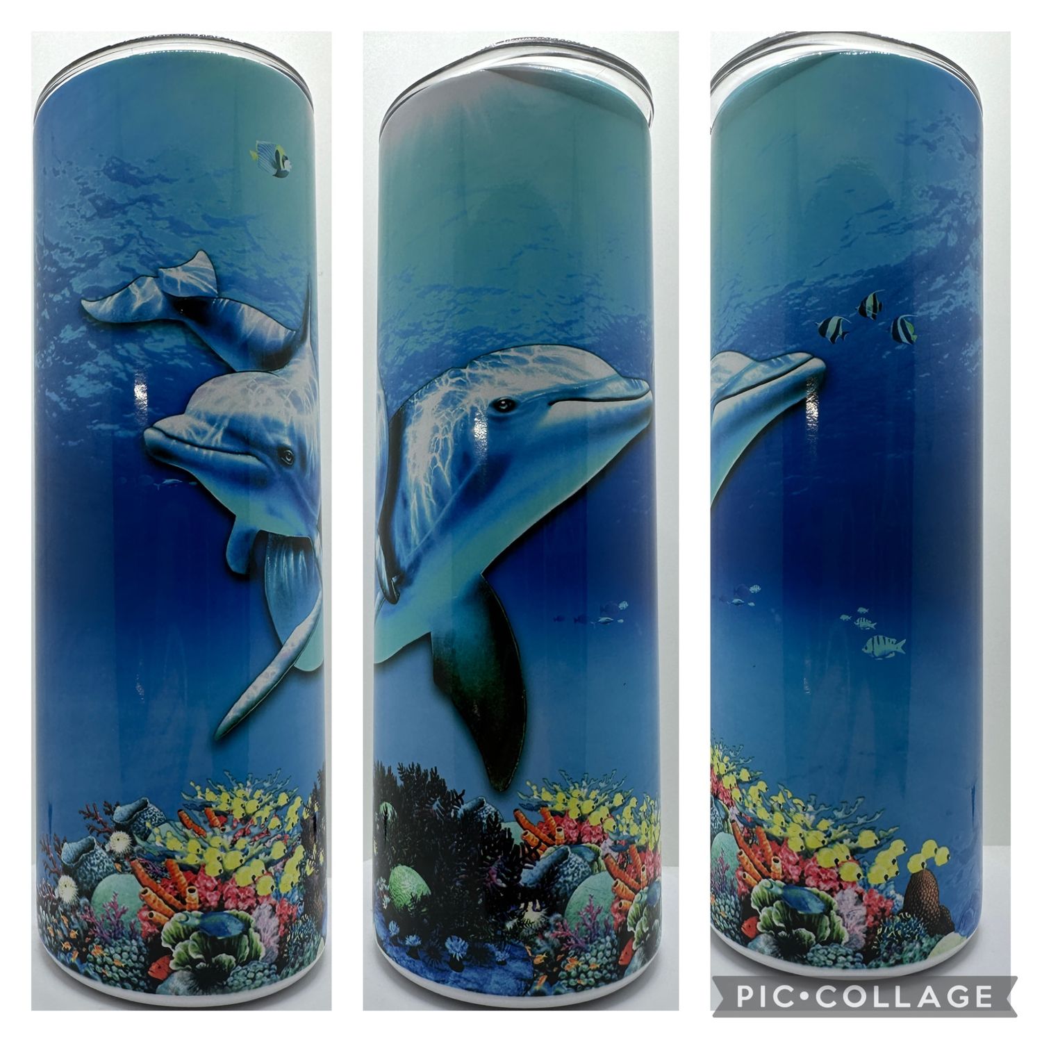 Tumbler 20oz (DolphinOcean)