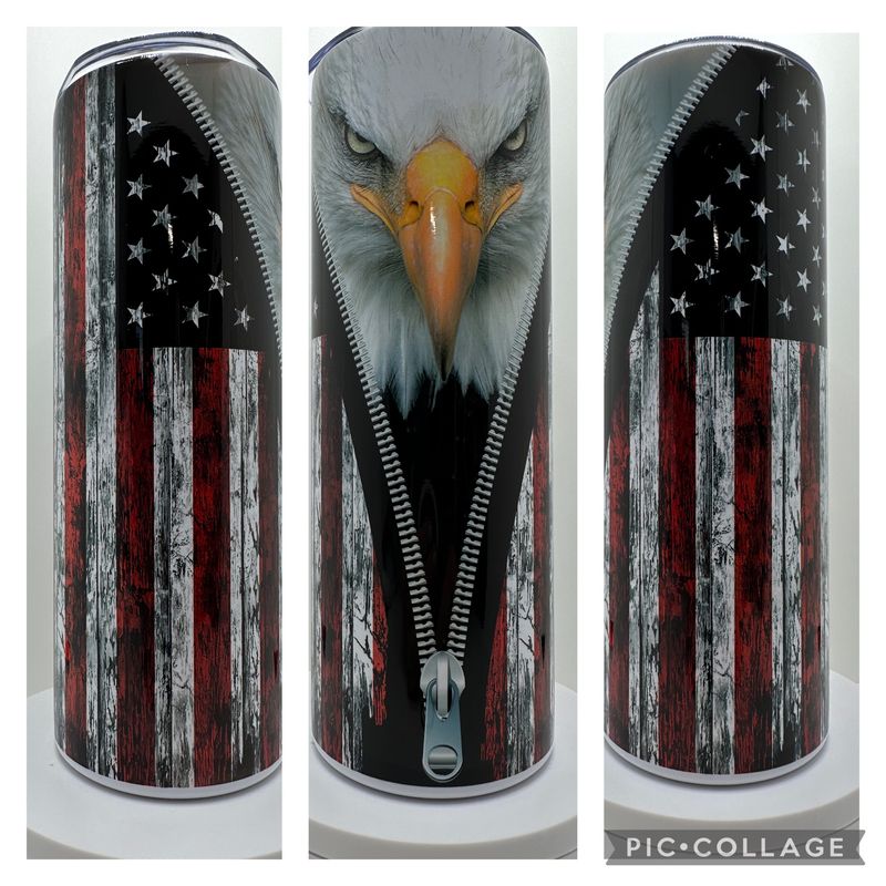Tumbler 20oz (Eagle Zipper)