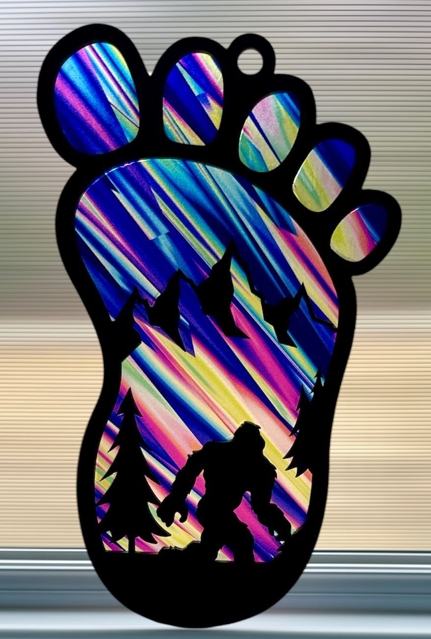 Sun Catcher Big Foot