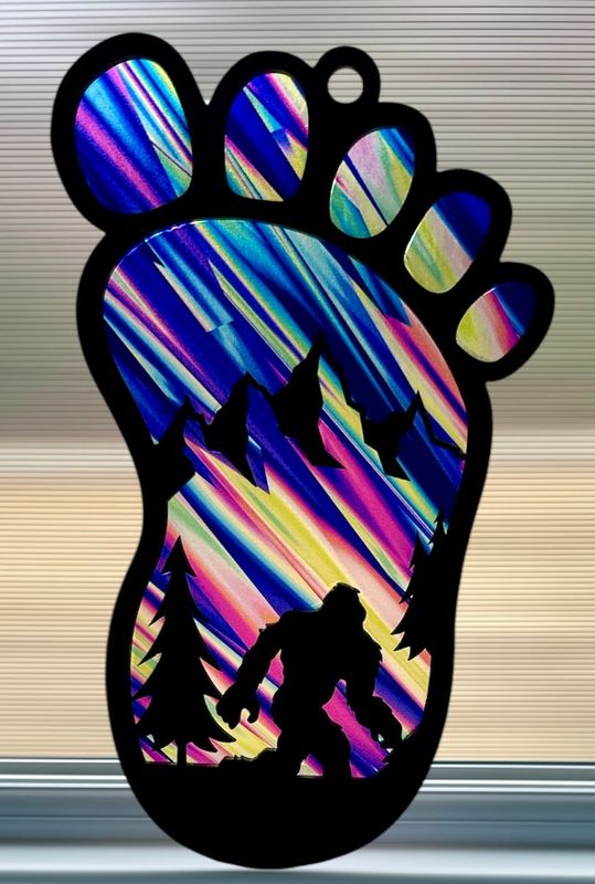 Sun Catcher Big Foot
