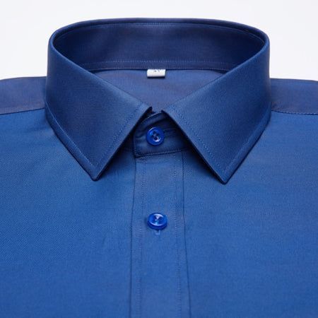 Plus Size Men Business Long Sleeve Shirts