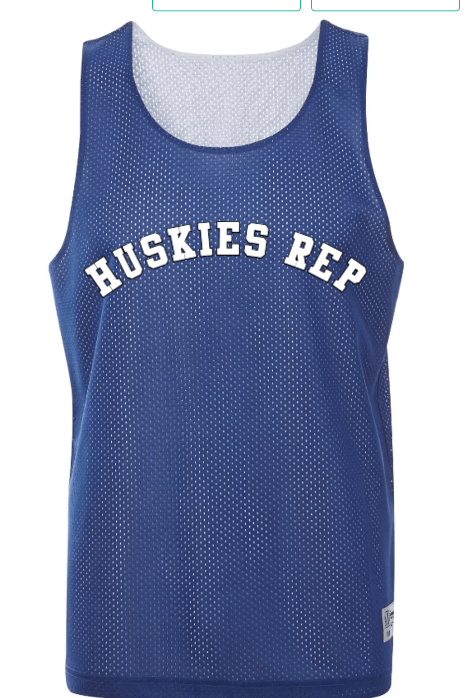 Huskies Reversible Practice Jersey - Royal/White