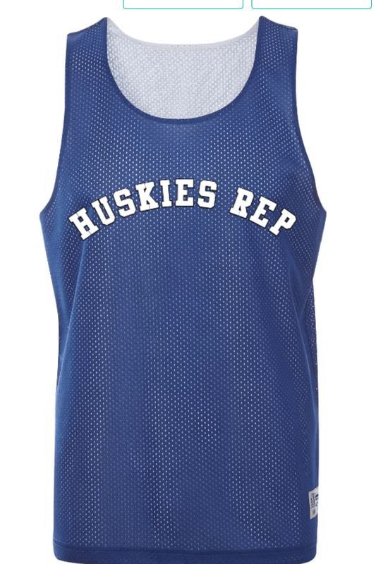 Huskies Reversible Practice Jersey - Royal/White