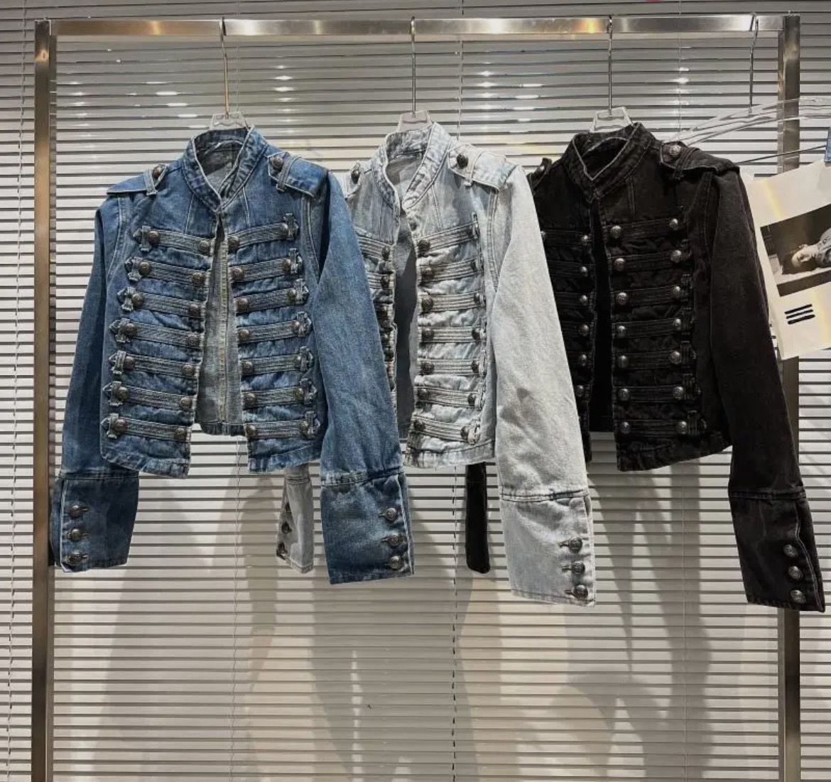 Black Denim Jean Jacket