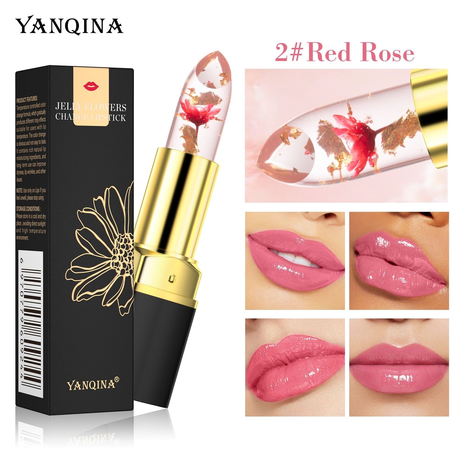 High Quality Magic Waterproof Color Lipstick Lip Balm Beauty Accessories Prevent Lipstick Fruity Smell Lip Gloss