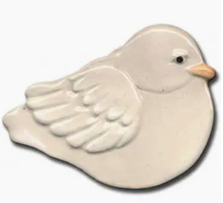 August Ceramics Dove Trinket Dish