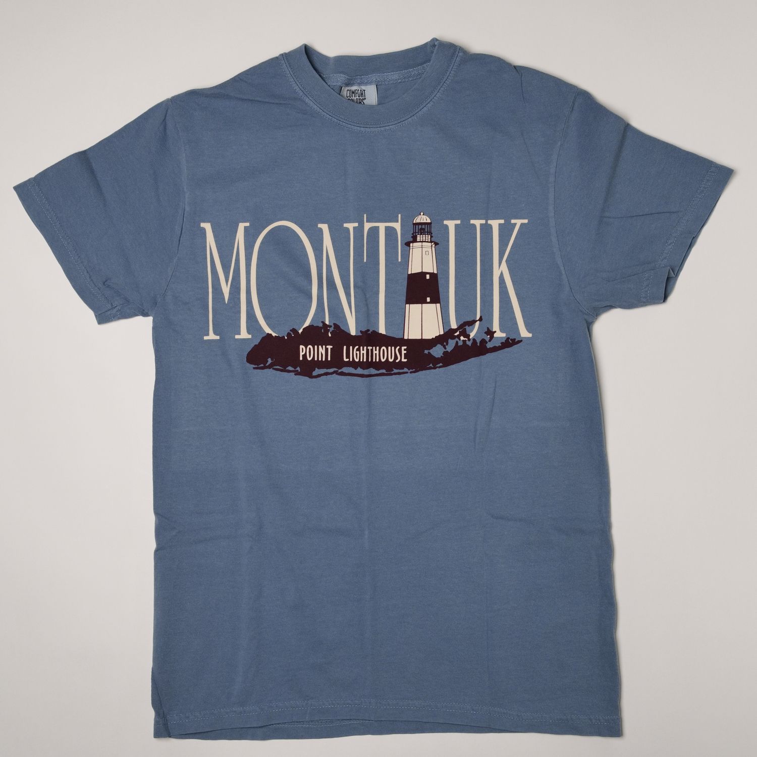 Ice Blue MPLH Adult Tee Shop Montauk Historical Society