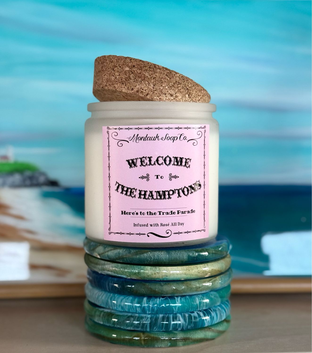 Montauk Soap Co. Candle Welcome to the Hamptons