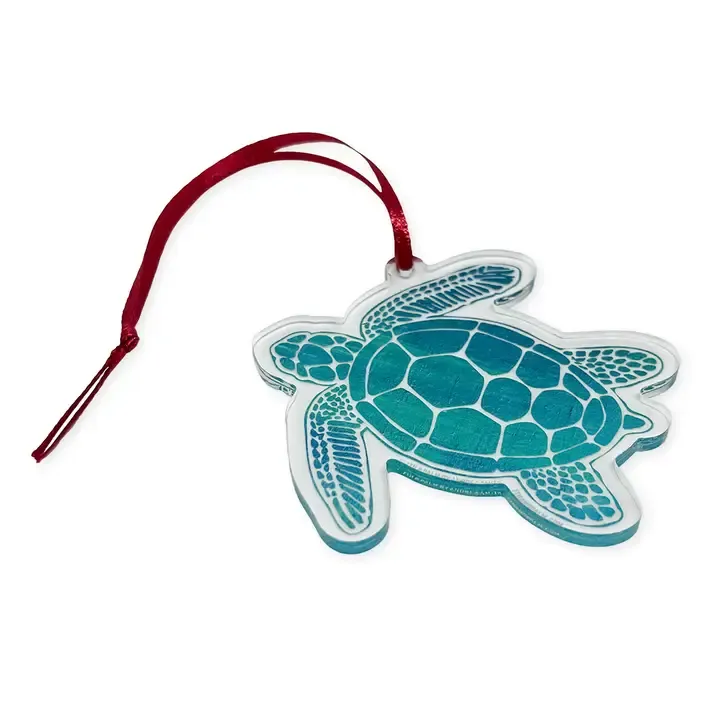 7th & Palm Sea Turtle Acrylic Ornament