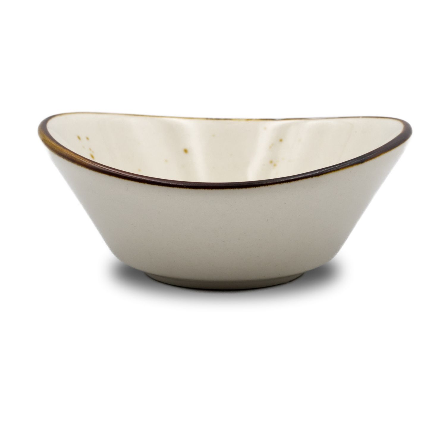 Ceramic Oval Incense Burner, Color: Cream