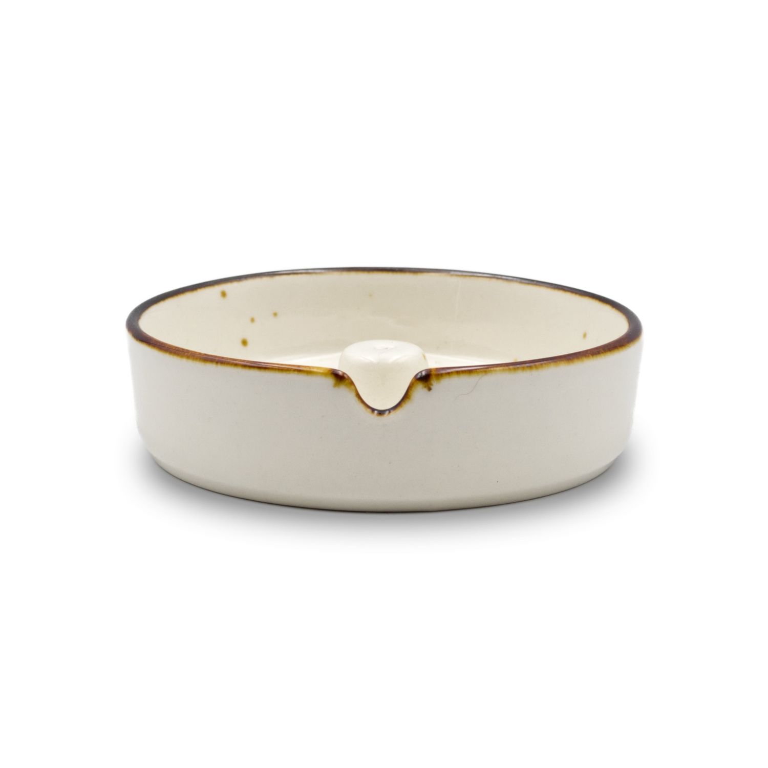 Ceramic Incense Burner, Color: Cream