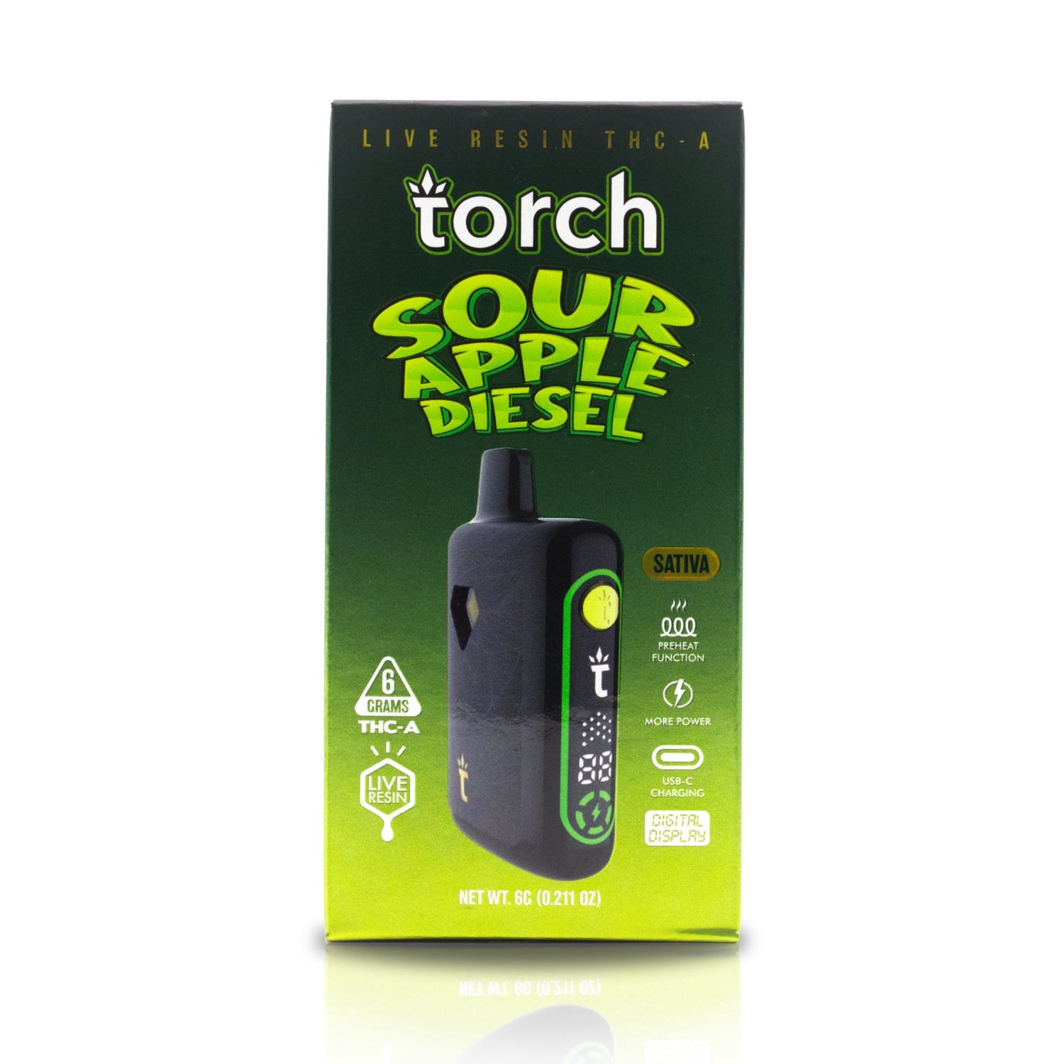 Sour Apple Diesel - Torch Pulse Live Resin THC-A