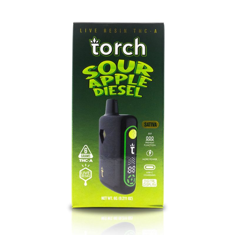 Sour Apple Diesel - Torch Pulse Live Resin THC-A
