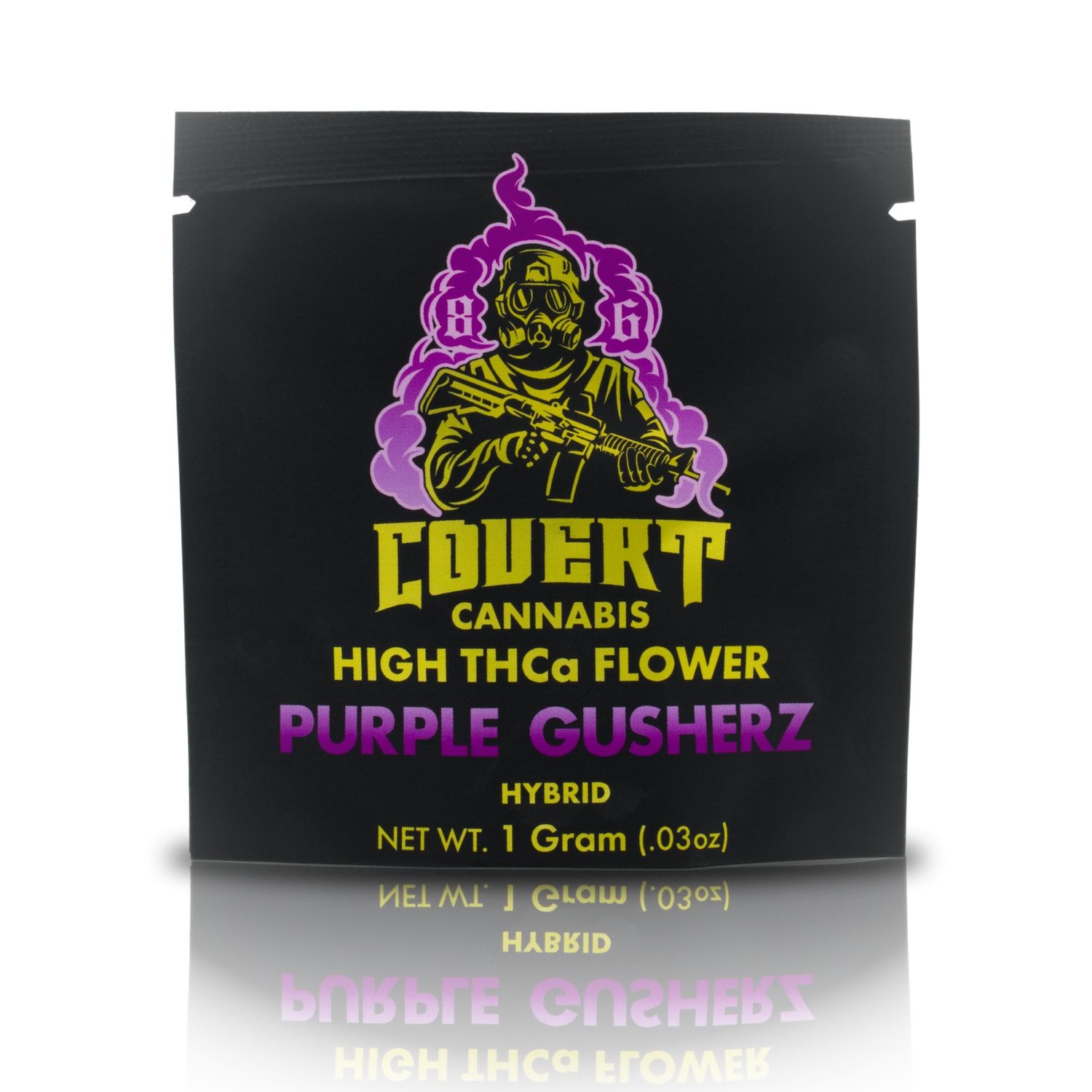 Purple Gusherz - Covert THCa Flower, Size: 1g