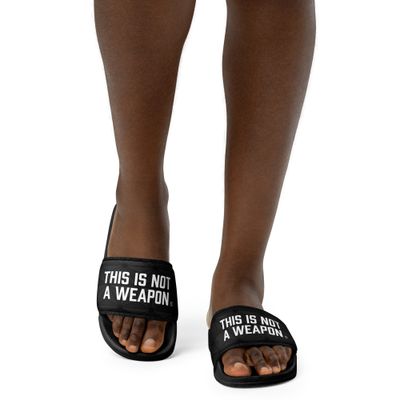 This Is Not A Weapon Women&#39;s Slides