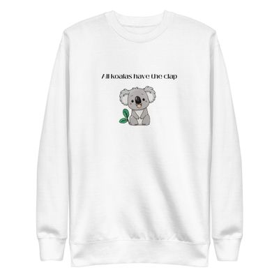 Koalas Clap Unisex Premium Sweatshirt