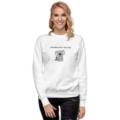 Koalas Clap Unisex Premium Sweatshirt