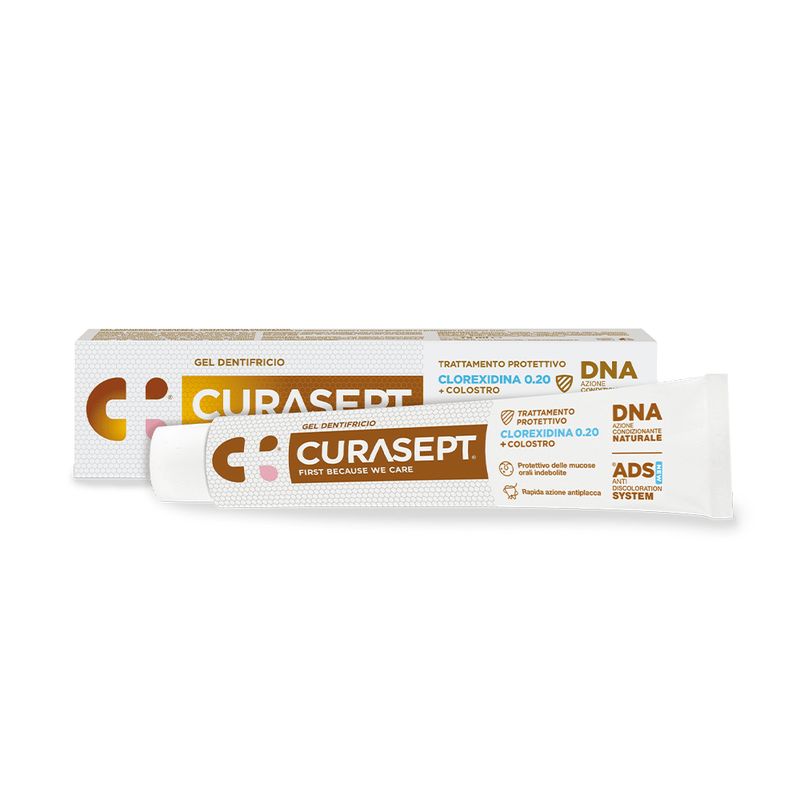 DENTIFRICIO CURASEPT Trattamento Protettivo 0,20% con Colostro
