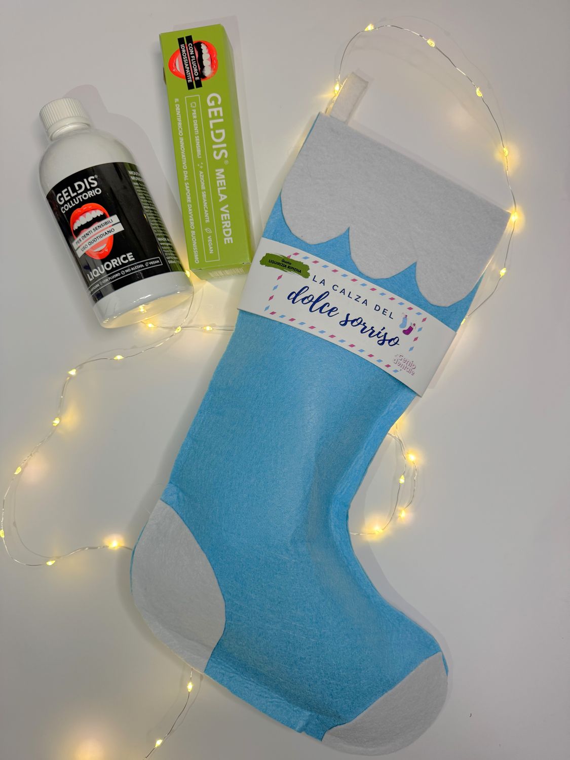 Calza Dolce Sorriso - gusto Liquirizia ripiena (mela verde)